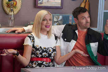 '90210' co-stars Brian Austin Green and Tori Spelling reveal why they didn't speak for 18 years