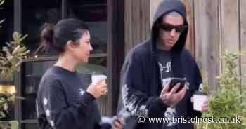 Kourtney Kardashian and Travis Barker spotted holidaying in the Cotswolds