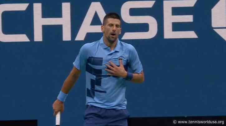 Novak Djokovic advances at the US Open as Laslo Djere retires