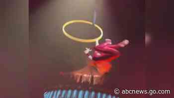 WATCH:  Cirque du Soleil acrobat hospitalized after fall in Oregon