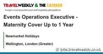 Newmarket Holidays: Events Operations Executive - Maternity Cover Up to 1 Year