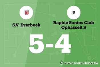 SV Everbeek B wint met doelpunt verschil tegen Rapide Ophasselt