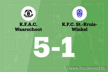 FAC Waarschoot houdt KFC St-Kruis-Winkel van overwinning