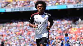 Transfer Talk: Willian flies to Greece for Olympiacos talks