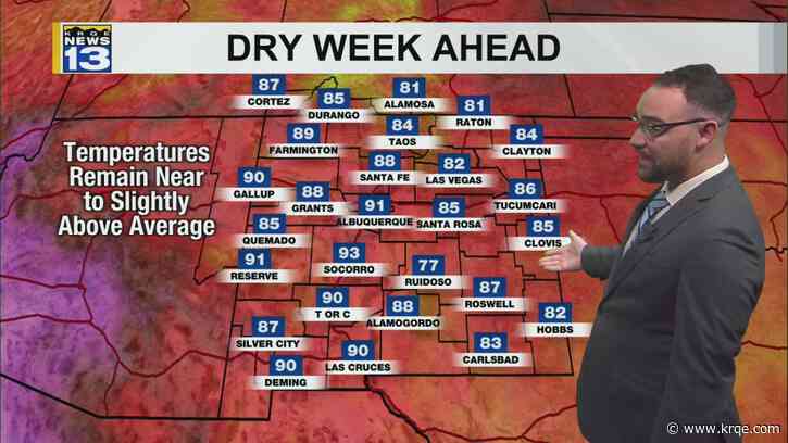 Drier weather continues