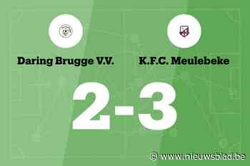 FC Meulebeke wint uit van Daring Brugge, mede dankzij twee treffers Blomme