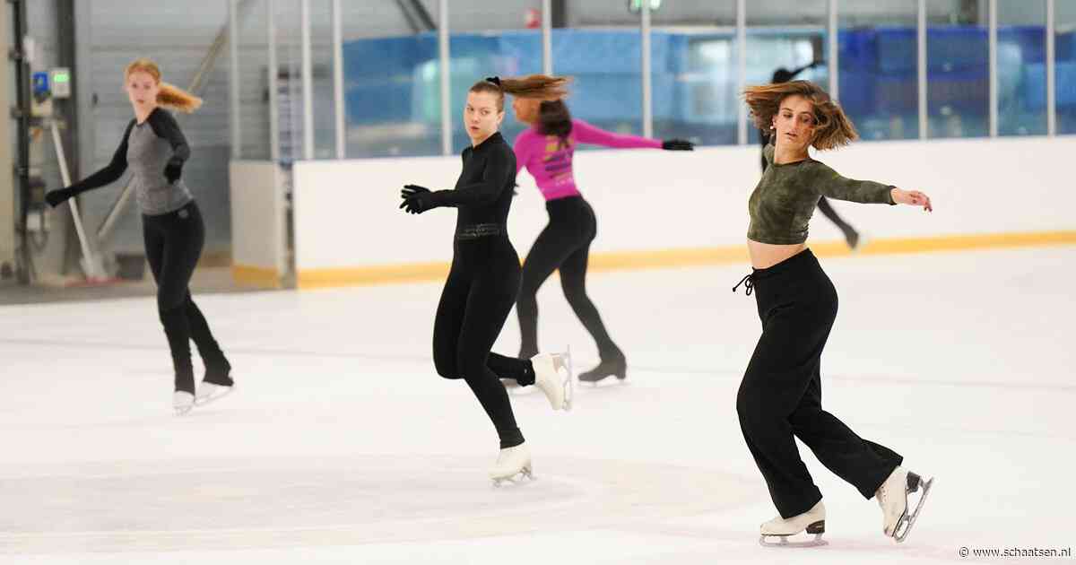 ‘Ik sta hier op het ijs met een olympisch kampioene’