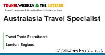 Travel Trade Recruitment: Australasia Travel Specialist