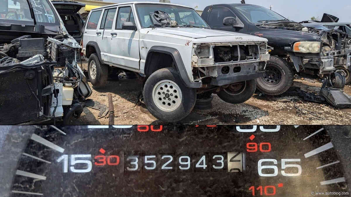 Junkyard Gem: 1992 Jeep Cherokee with 350K miles