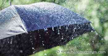 Flash flooding hits Herefordshire town after heavy rain