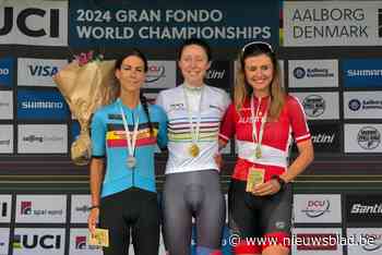 Elke Timperman houdt dubbel gevoel over aan dubbel zilver op WK Gran Fondo: “Ontgoocheling na tijdrit, opluchting na mixed relay’