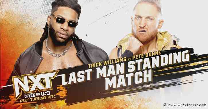 Last Man Standing Match And More Announced For 9/10 WWE NXT