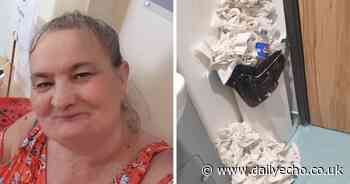 Woman 'outraged' at bins overflowing with tissue in hospital toilets