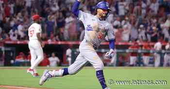 Mookie Betts belts homer to lift Dodgers in Shohei Ohtani's return to Anaheim