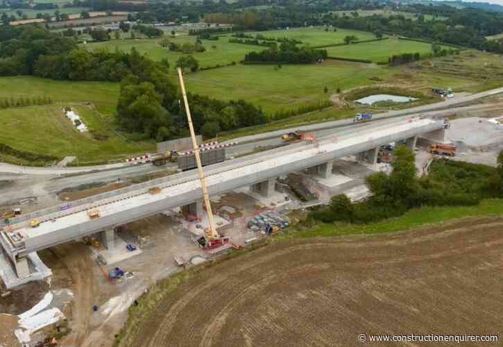 First viaduct completed on HS2: Video site report