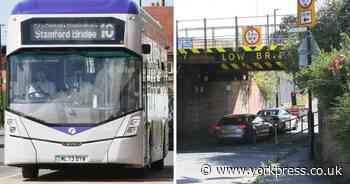 Anger as new single-decker electric buses too tall to fit under York bridge