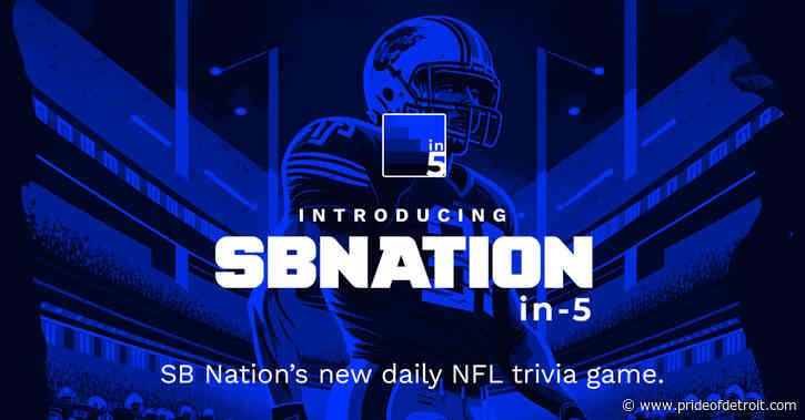 Test your NFL knowledge on Sep 4 with SB Nation’s new daily trivia game