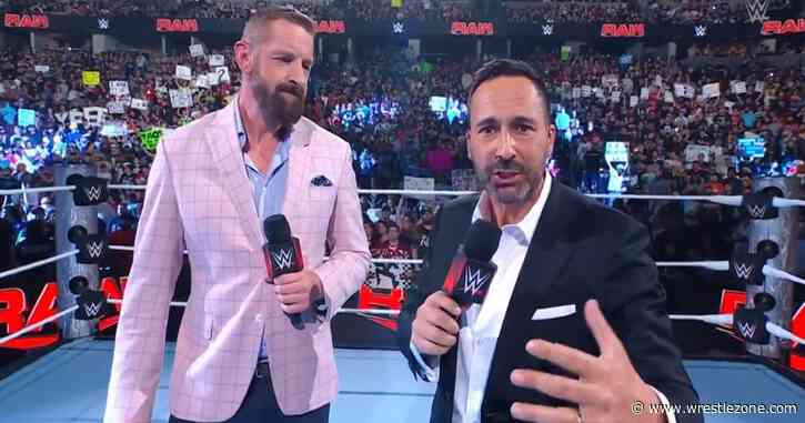 Joe Tessitore Reflects On His WWE Raw Debut