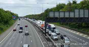 Motorway disruption due to traffic incident