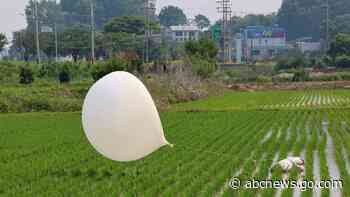 North Korea has again launched suspected trash-carrying balloons, South Korea says