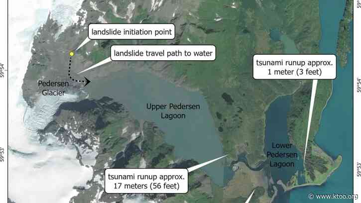 Landslide triggers 55-foot tsunami wave at Kenai Fjords National Park