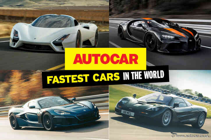 Top 10 fastest road-legal cars