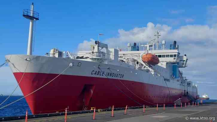 Ship en route to repair Sitka’s damaged fiber optic cable