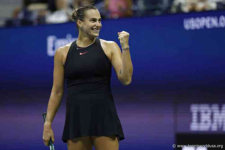 Aryna Sabalenka reveals how she learned to enjoy tennis life