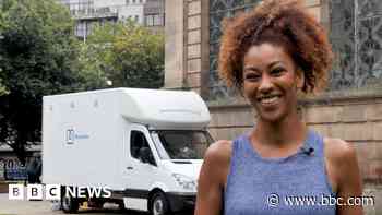 The shower van that's helping city's homeless