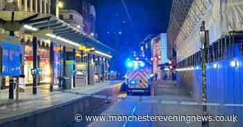 Police cordon off Market Street and tram stop after 'incident' in Manchester city centre