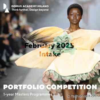 Domus Academy announces new portfolio competition for scholarship