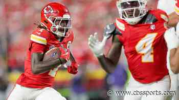 WATCH: Chiefs rookie Xavier Worthy shows off blazing speed, bursts past Ravens for TD on first career touch