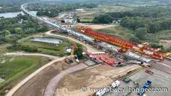 HS2 celebrates completion of UK?s longest rail bridge with installation of final pre-cast segment