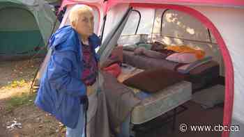 WATCH | Senior couple living at Halifax homeless encampment desperately seeking housing