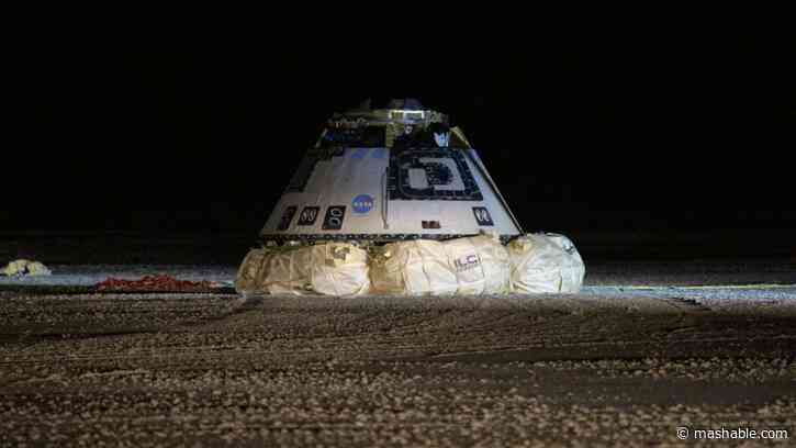 How to watch Boeing's Starliner try to land empty in the desert