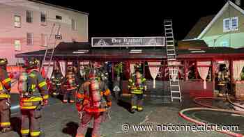 Firefighters battle fire at restaurant in Bridgeport