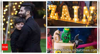 Inside pics from Shahid-Mira's son Zain's 6th b'day