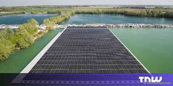 Europe’s biggest floating solar farm could power a large town