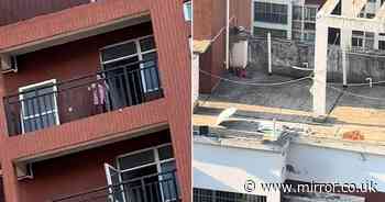 Woman saw dead body on rooftop and immediately called the police - she made a big mistake