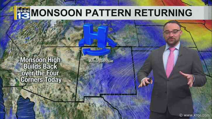 Milder and drier Friday around New Mexico