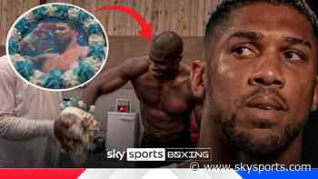 Dubois talks heated Joshua face-off and DESTROYS AJ-branded cake!