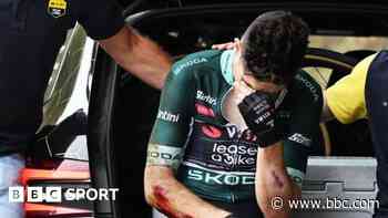 Injured Van Aert to miss rest of the season