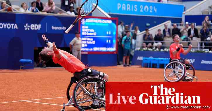 Paris Paralympics 2024 day nine: Hewett and Reid strike tennis gold and more – live