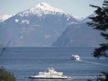 A propeller fell off a B.C. Ferries ship and spilled 800 litres of oil