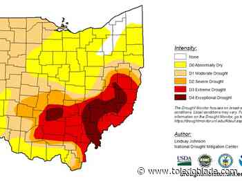 Drought Monitor map shows range of dry conditions in Ohio