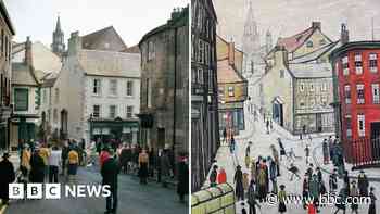 Town recreates Lowry painting in same spot