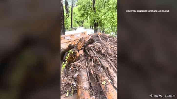 Major flash flooding closes most trails, bridges in Bandelier National Monument