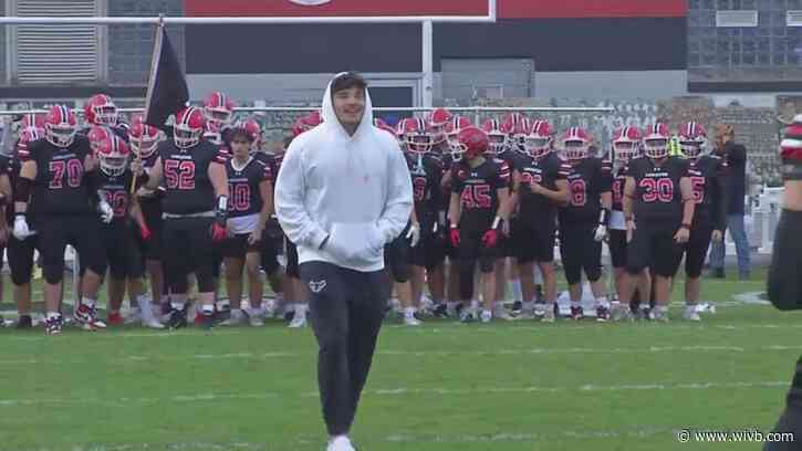 Joe Andreessen attends Lancaster Legends game ahead of Bills season