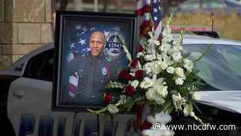 Loved ones pay respect to Dallas officer Darron Burks during weekend visitation and funeral services