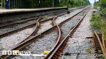 Rail line closed after freight train derails